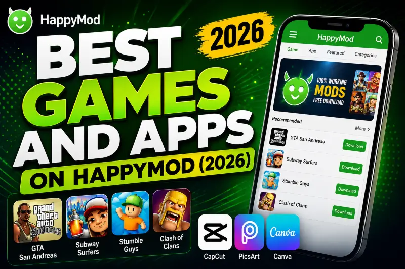 Best Games and Apps on HappyMod