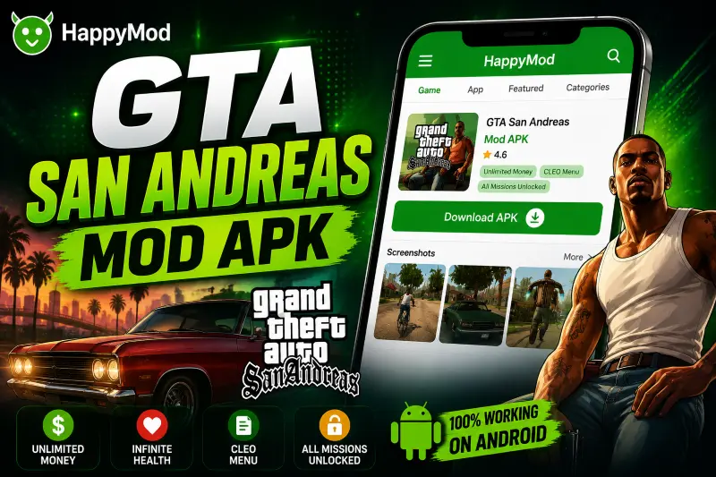 GTA San Andreas Mod APK Download for Android 2026 GTA San Andreas Mod APK Download for Android 2026